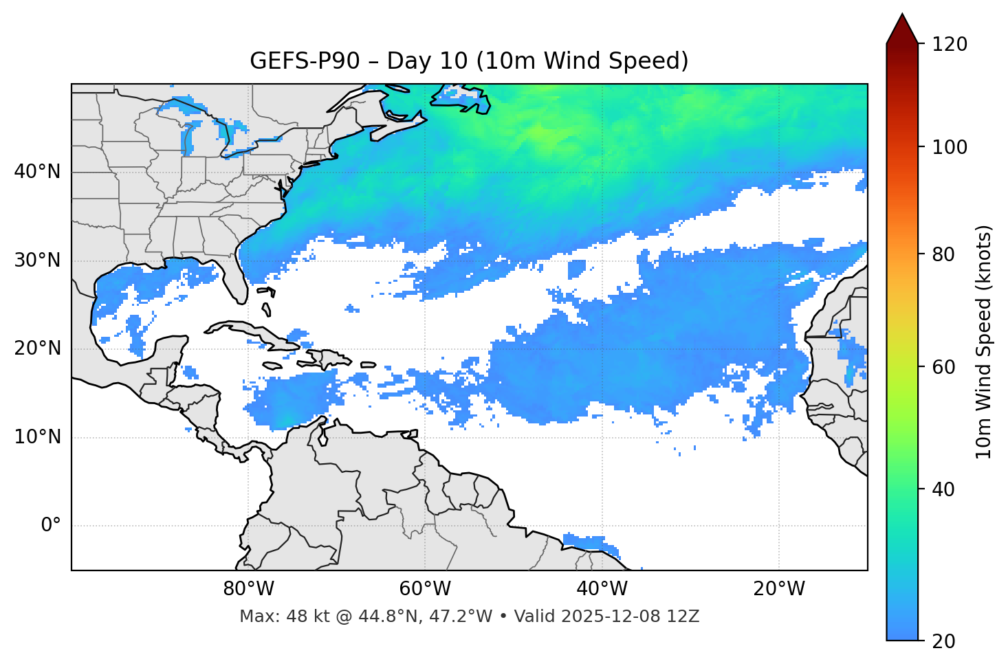 GEFS-P90 - Day 10