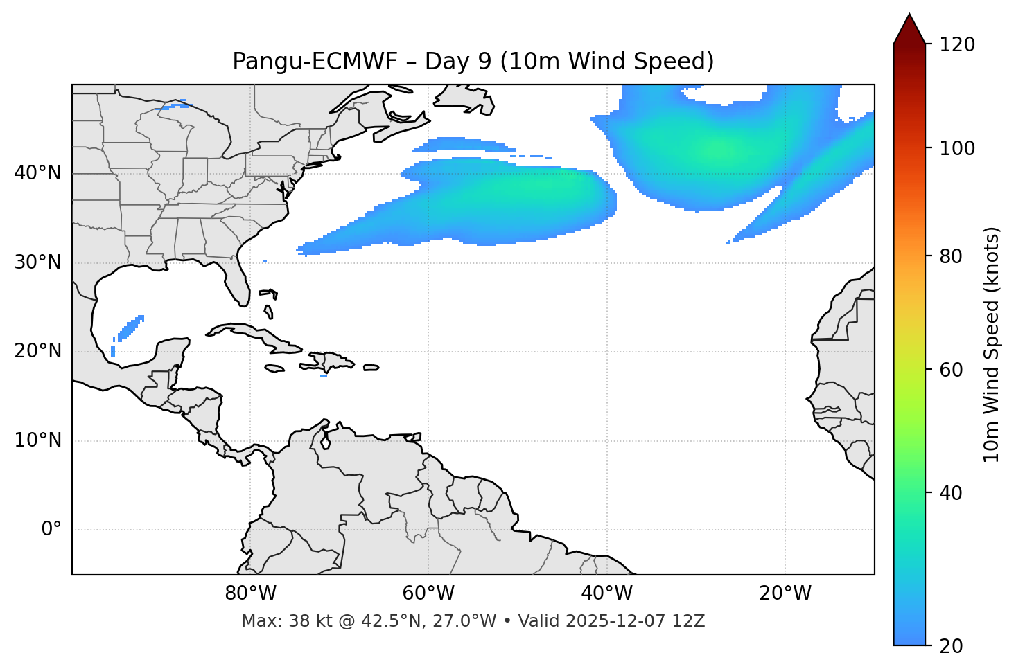 Pangu-ECMWF - Day 09