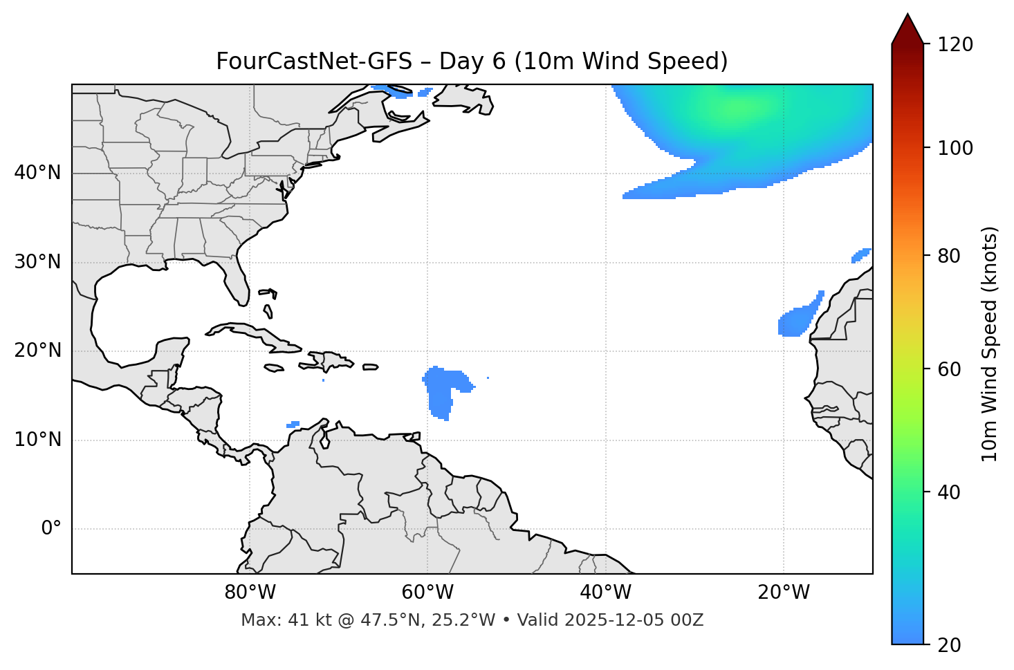 FourCastNet-GFS - Day 06