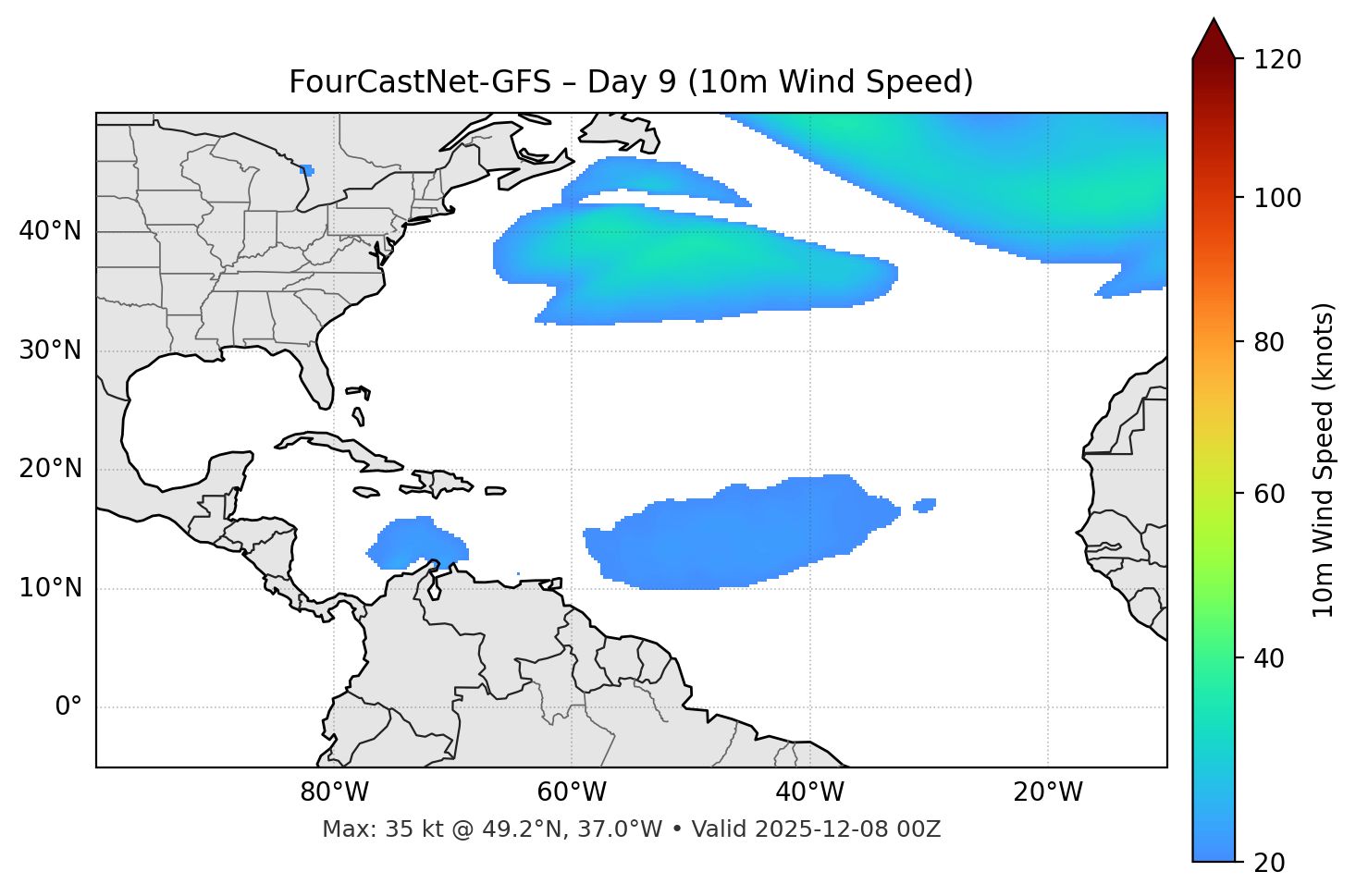 FourCastNet-GFS - Day 09