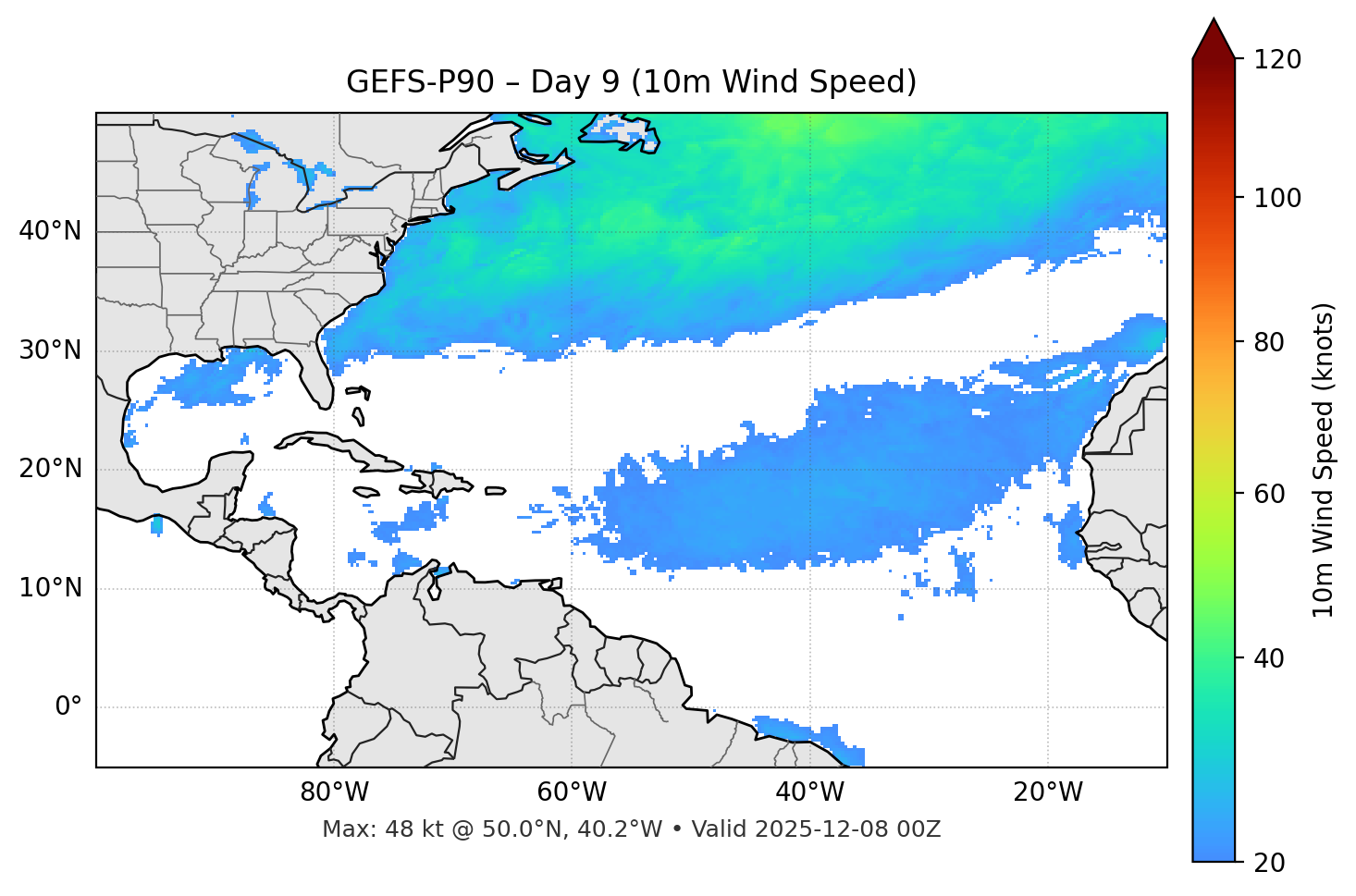 GEFS-P90 - Day 09