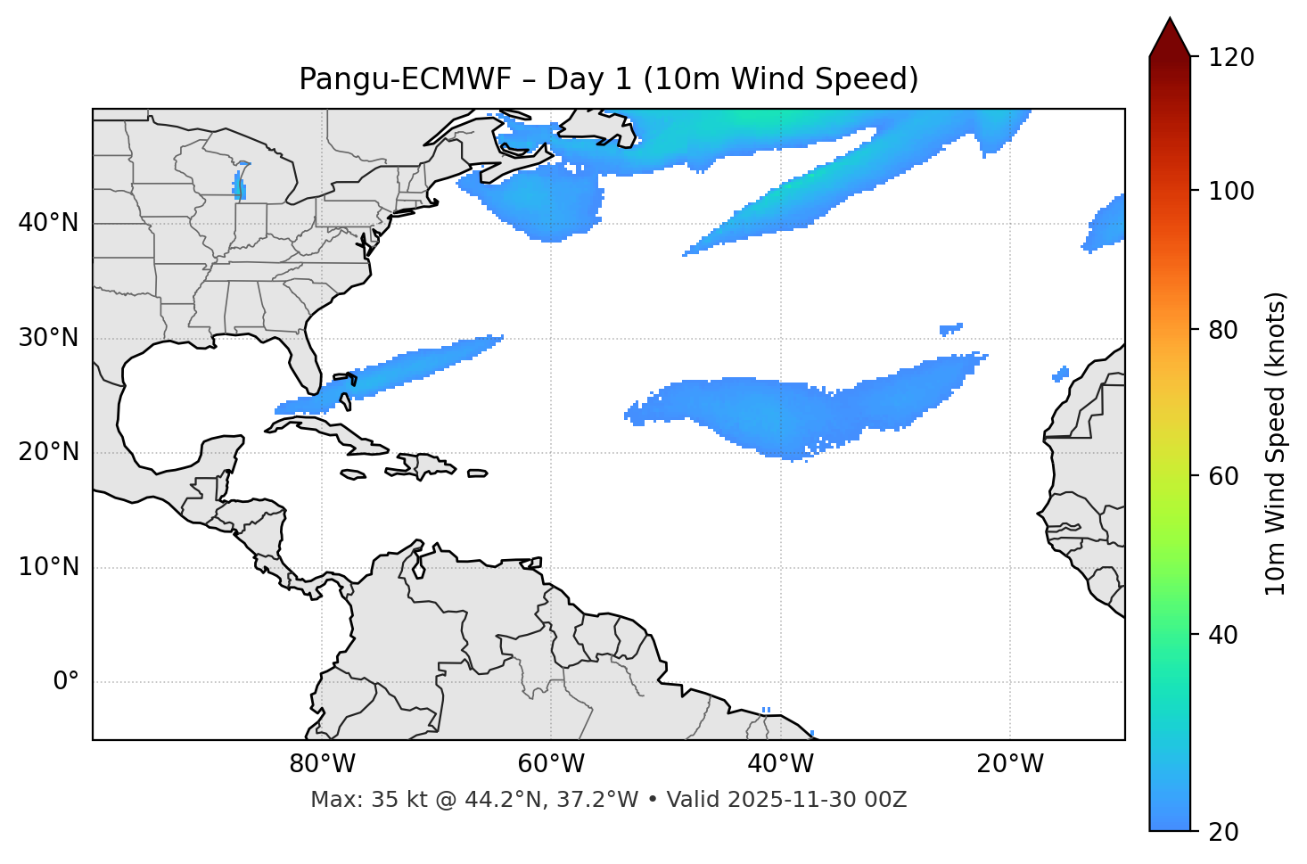 Pangu-ECMWF - Day 01