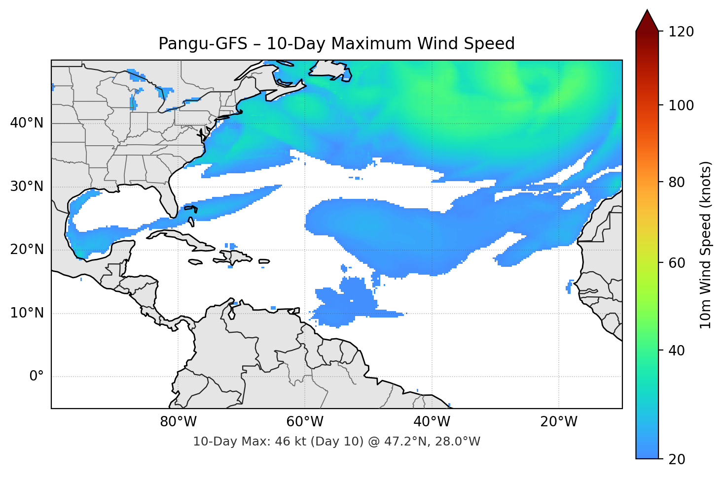 Pangu-GFS 10-Day Max