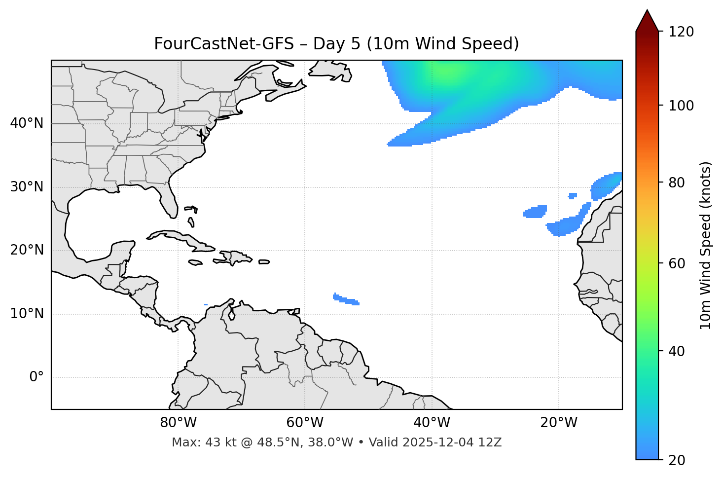FourCastNet-GFS - Day 05
