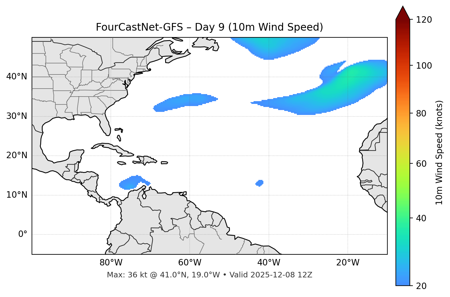 FourCastNet-GFS - Day 09