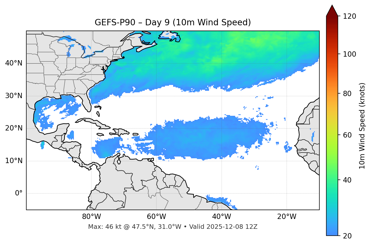 GEFS-P90 - Day 09
