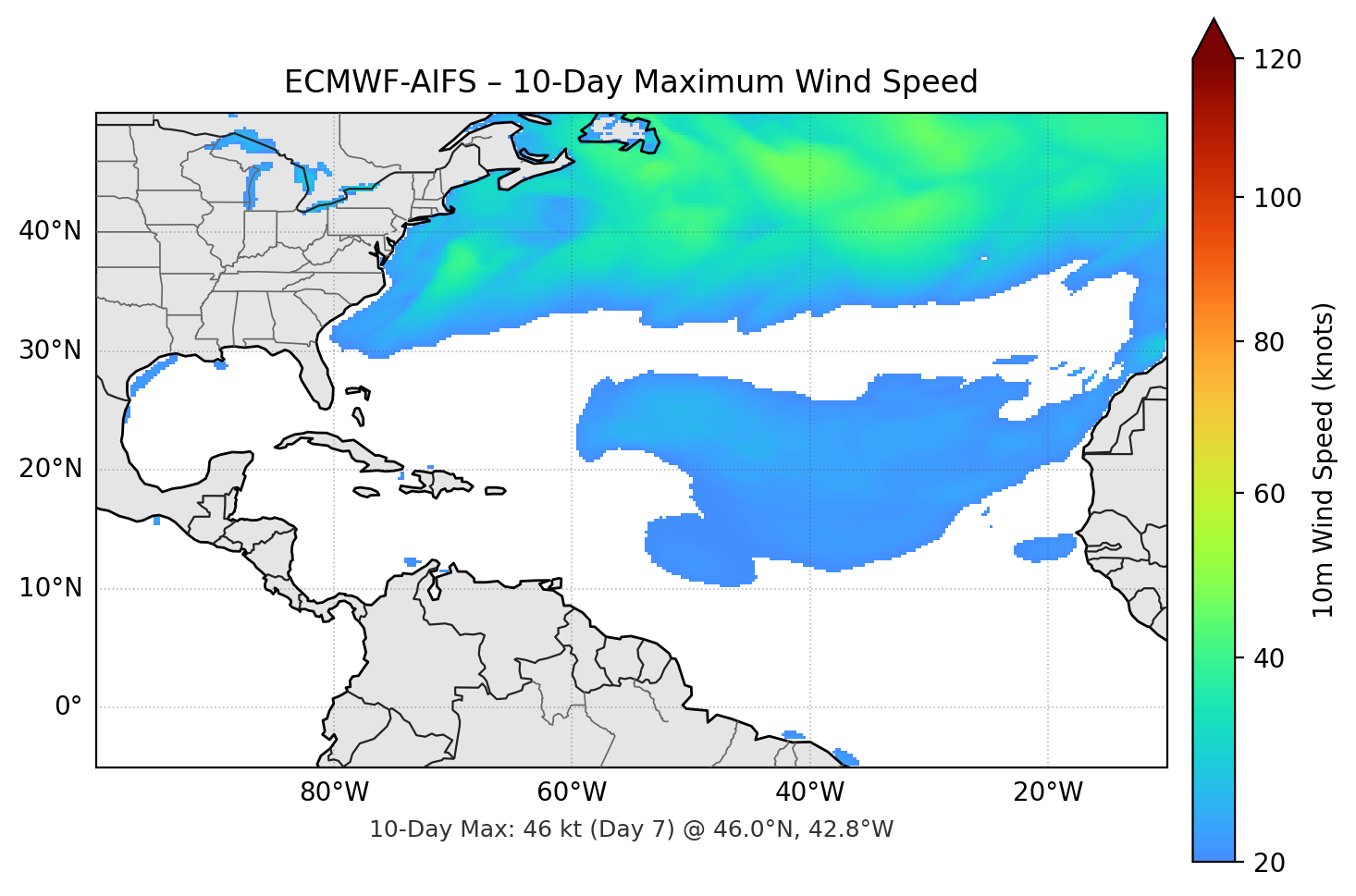ECMWF-AIFS 10-Day Max