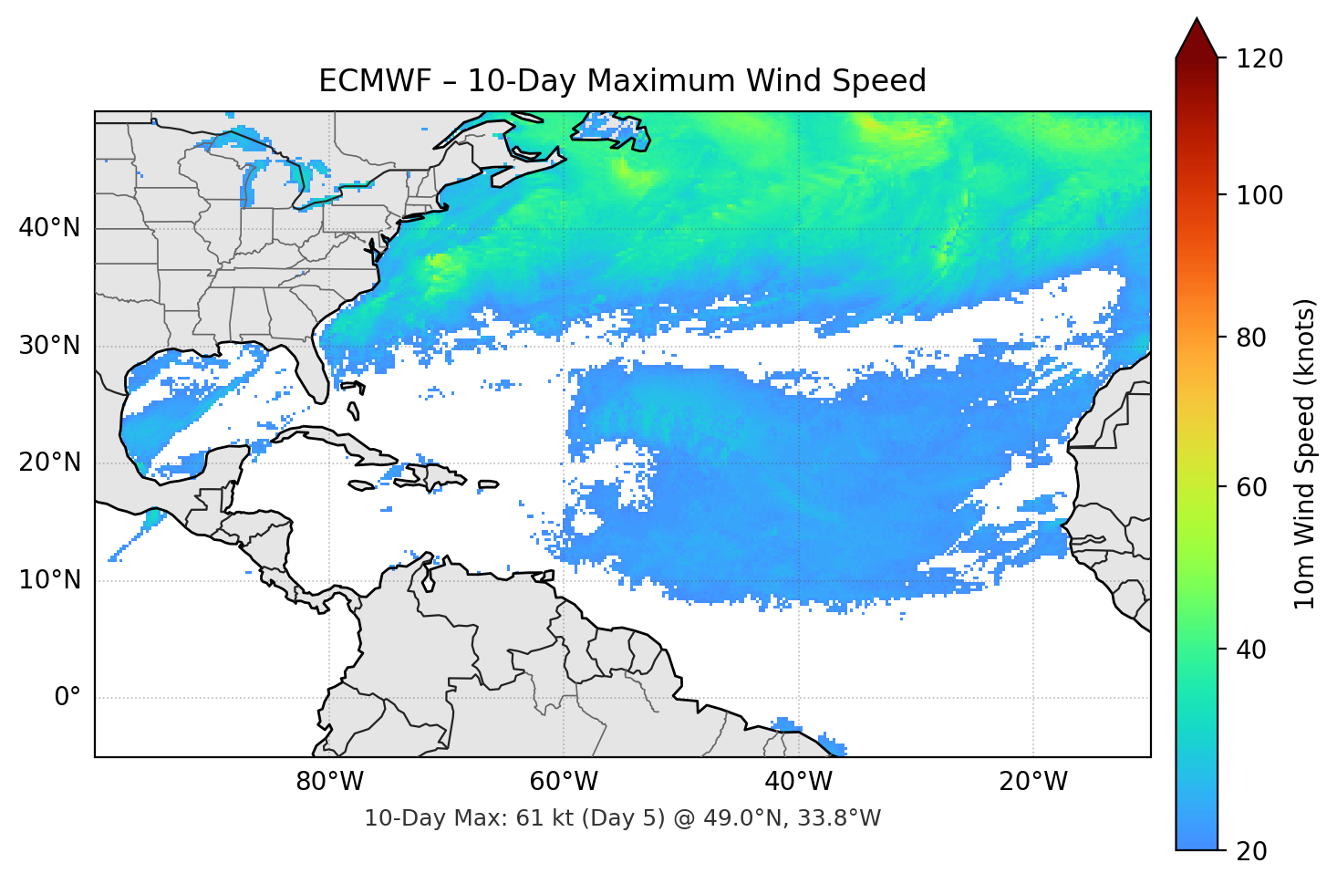 ECMWF 10-Day Max