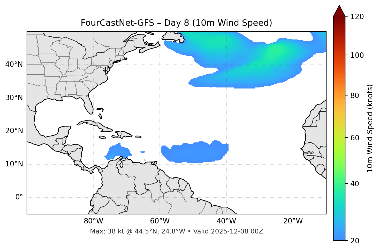 FourCastNet-GFS - Day 08