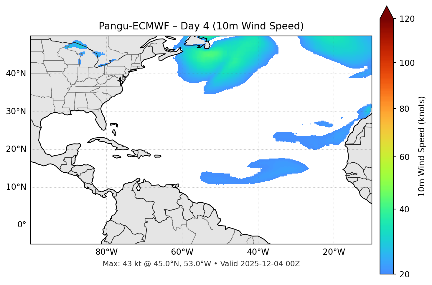 Pangu-ECMWF - Day 04