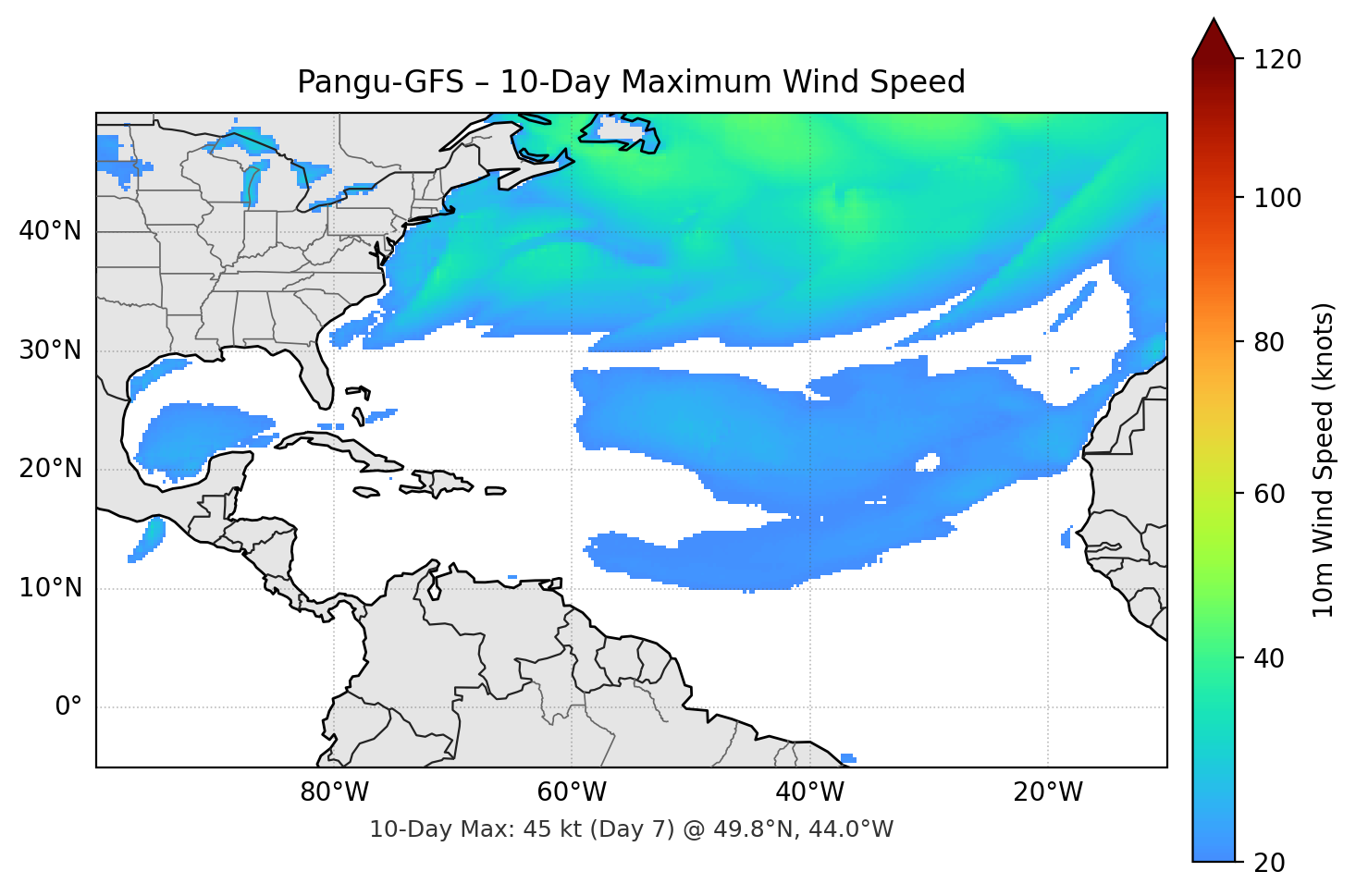 Pangu-GFS 10-Day Max