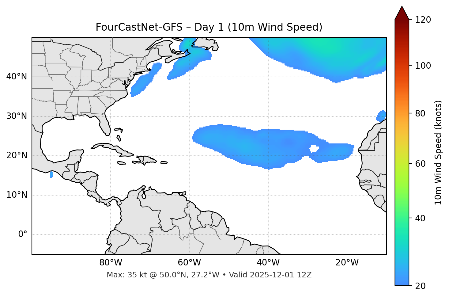 FourCastNet-GFS - Day 01