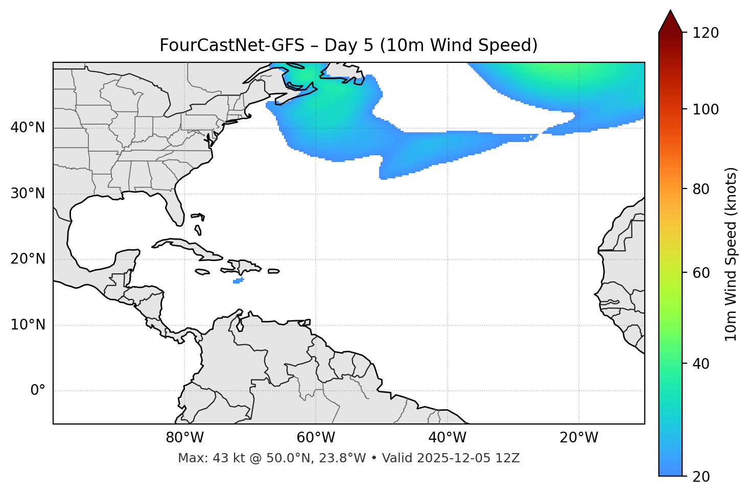 FourCastNet-GFS - Day 05