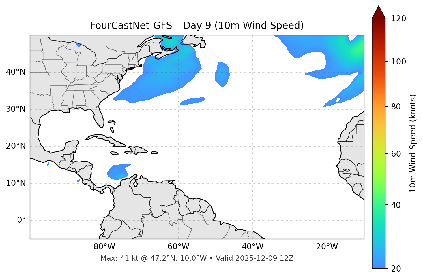FourCastNet-GFS - Day 09