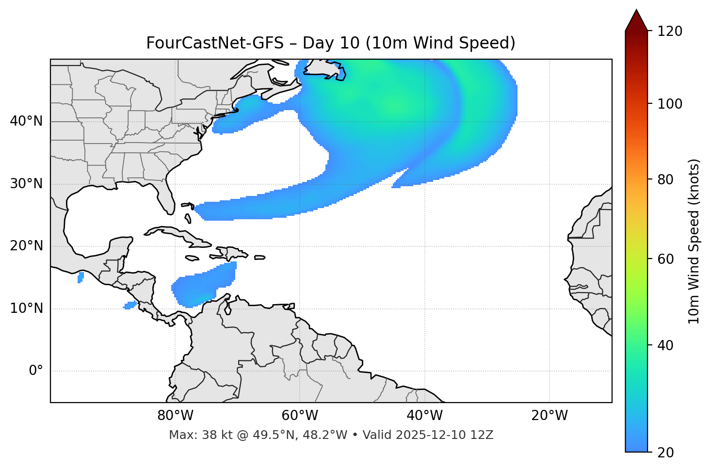FourCastNet-GFS - Day 10