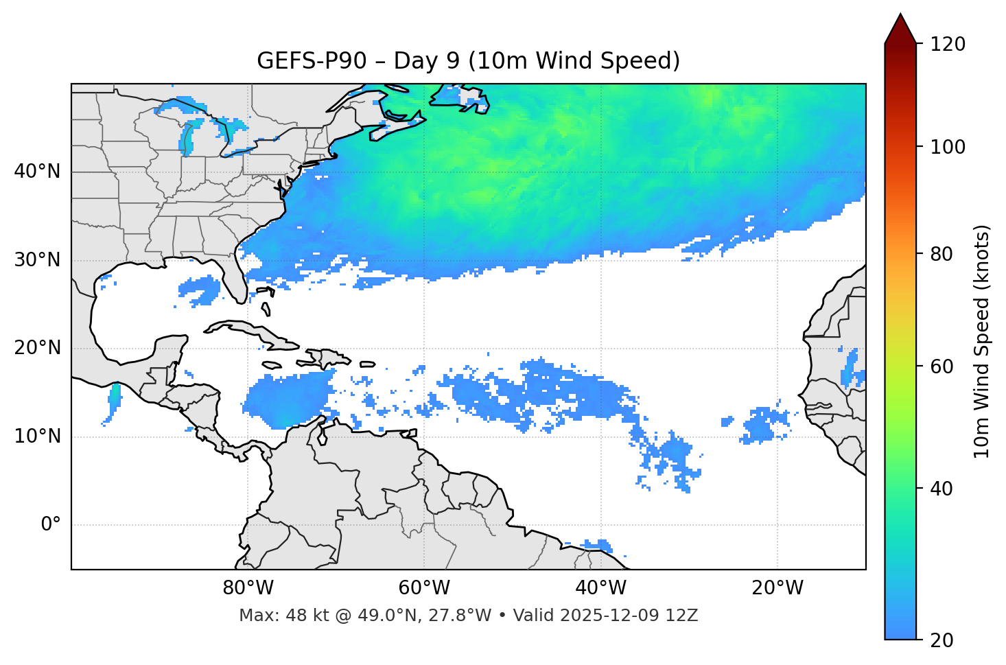 GEFS-P90 - Day 09