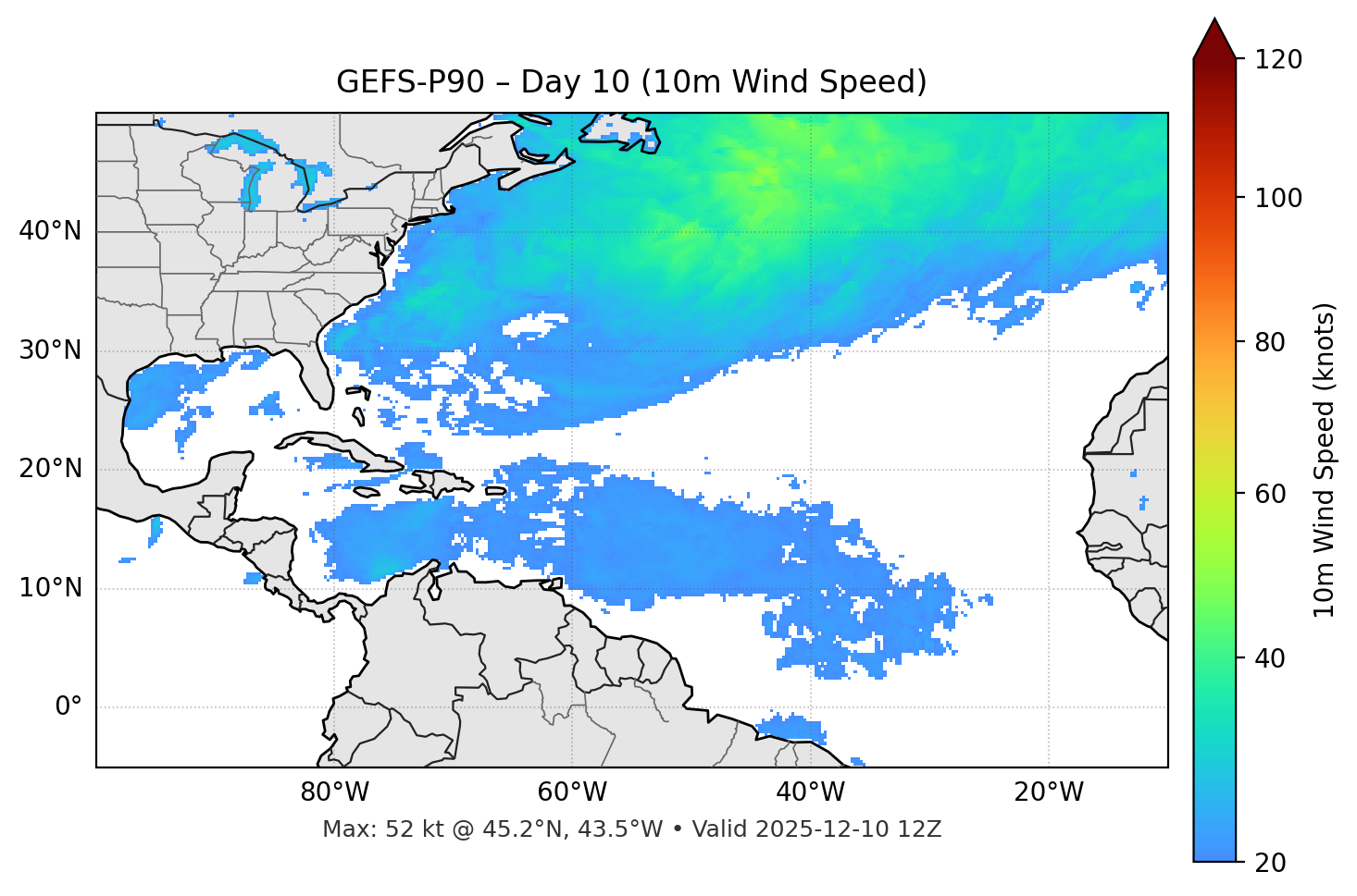 GEFS-P90 - Day 10