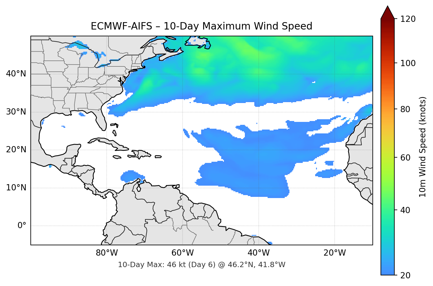 ECMWF-AIFS 10-Day Max