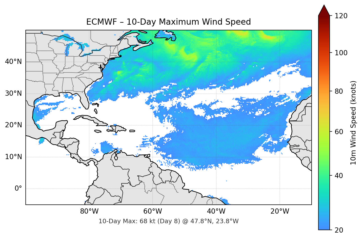 ECMWF 10-Day Max