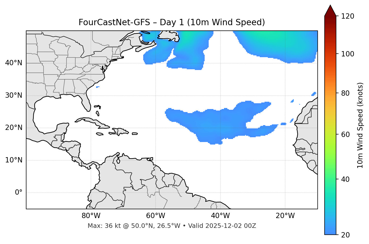 FourCastNet-GFS - Day 01