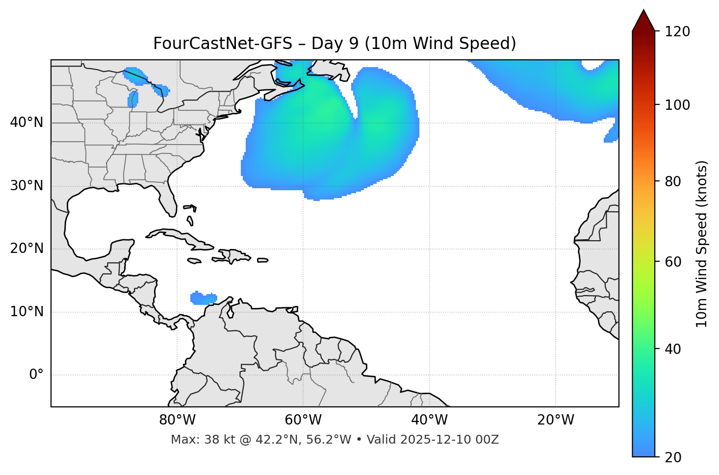 FourCastNet-GFS - Day 09
