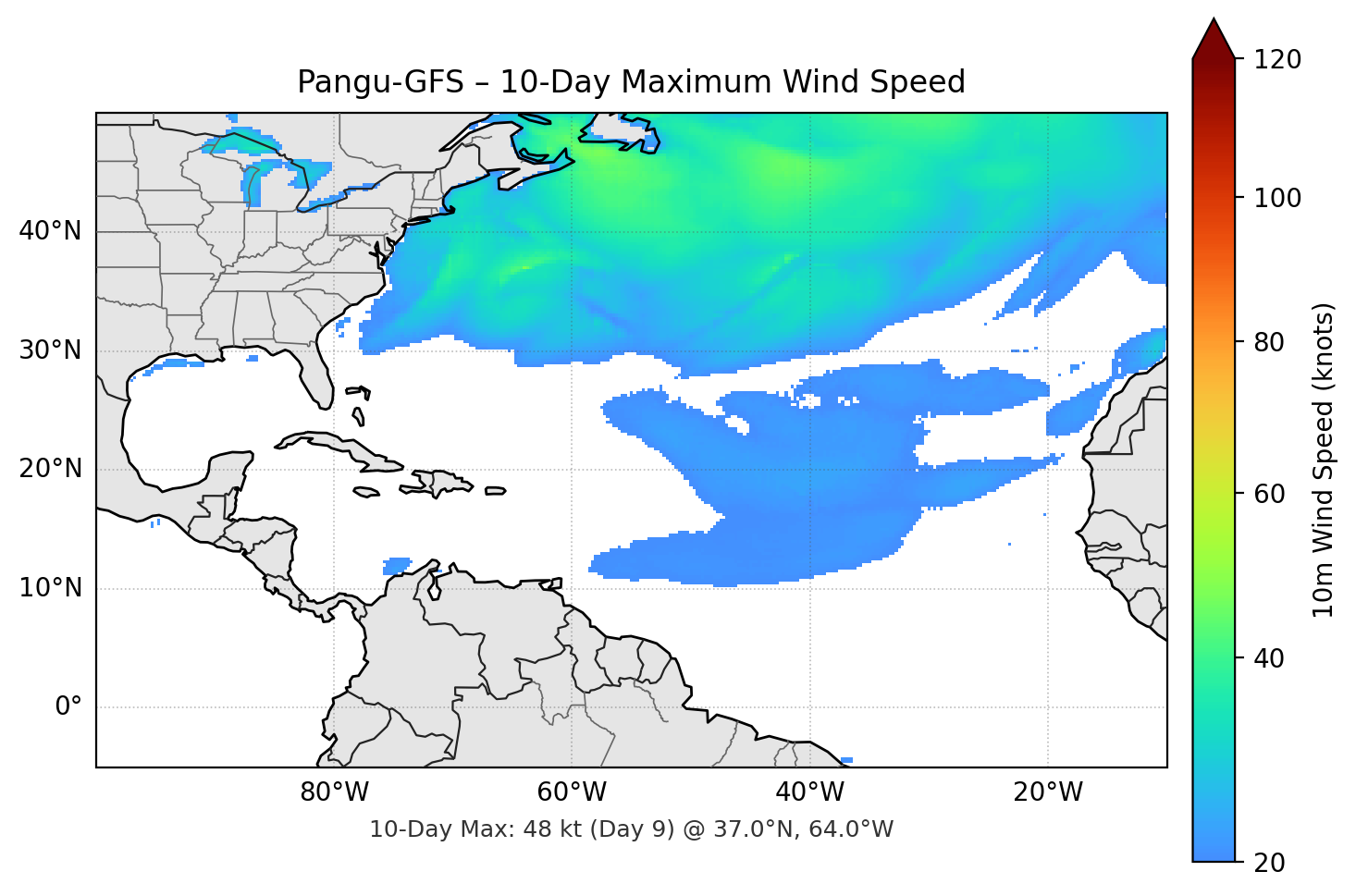 Pangu-GFS 10-Day Max