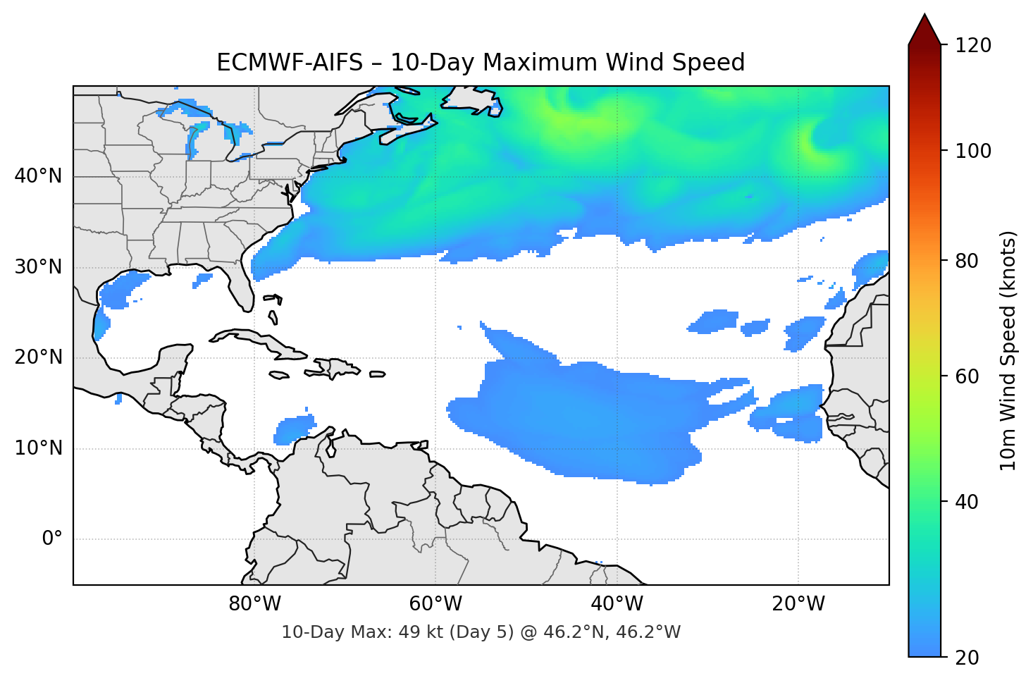 ECMWF-AIFS 10-Day Max