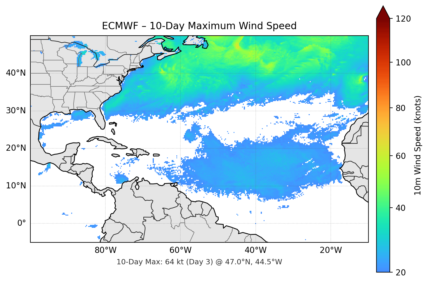 ECMWF 10-Day Max