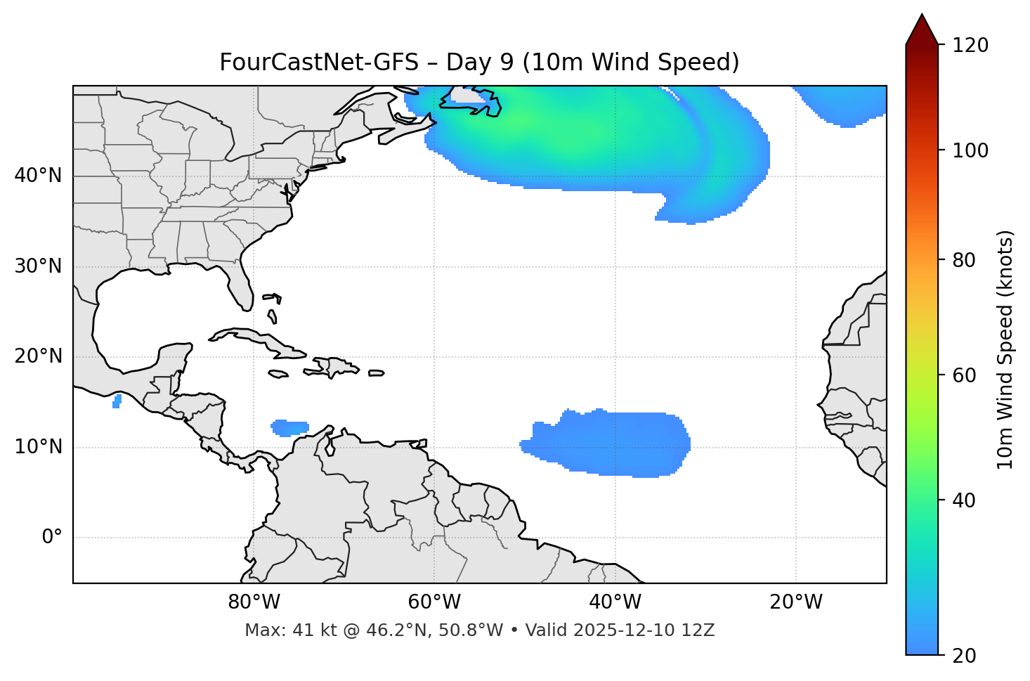 FourCastNet-GFS - Day 09