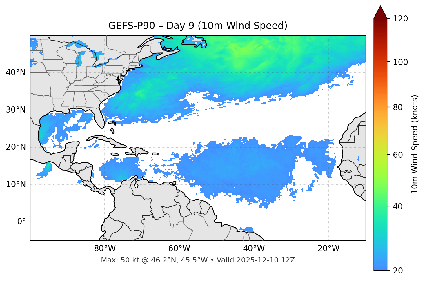 GEFS-P90 - Day 09