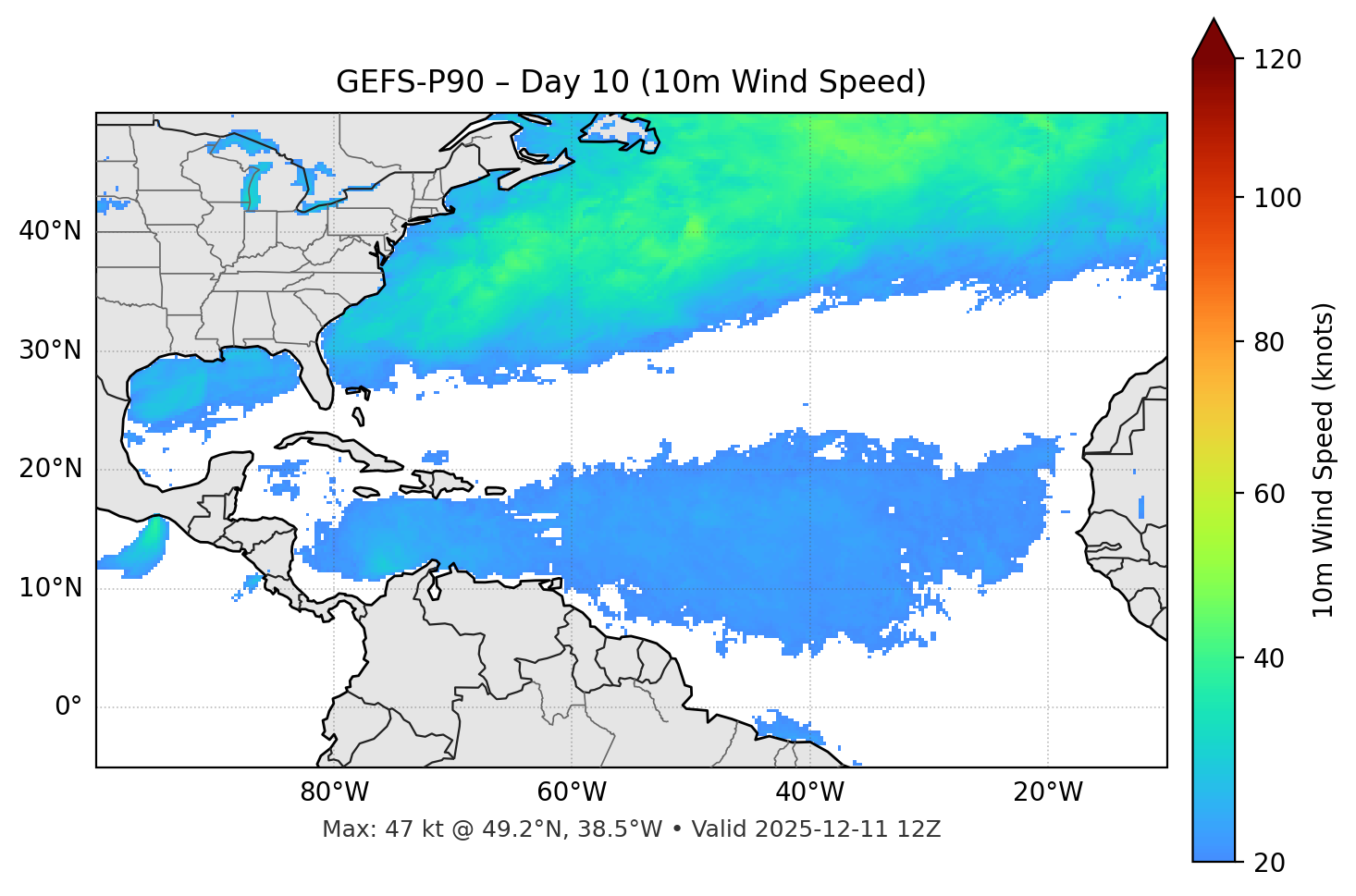 GEFS-P90 - Day 10