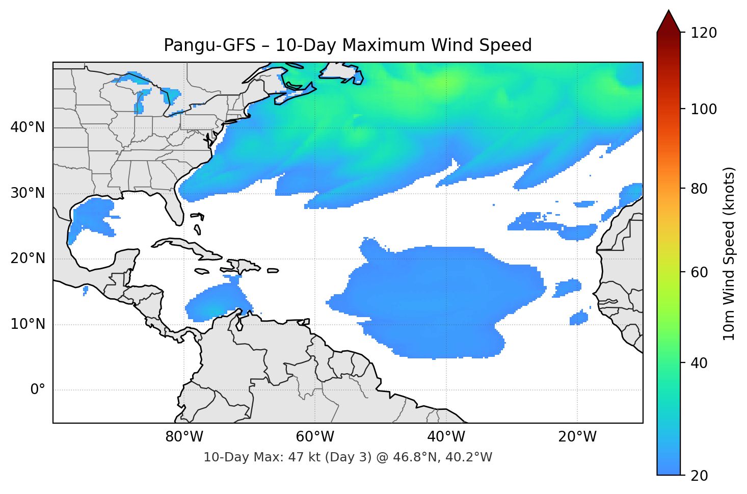Pangu-GFS 10-Day Max