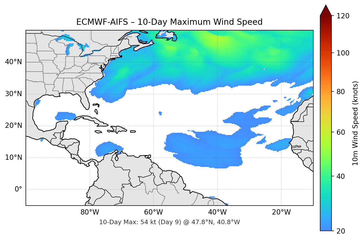 ECMWF-AIFS 10-Day Max