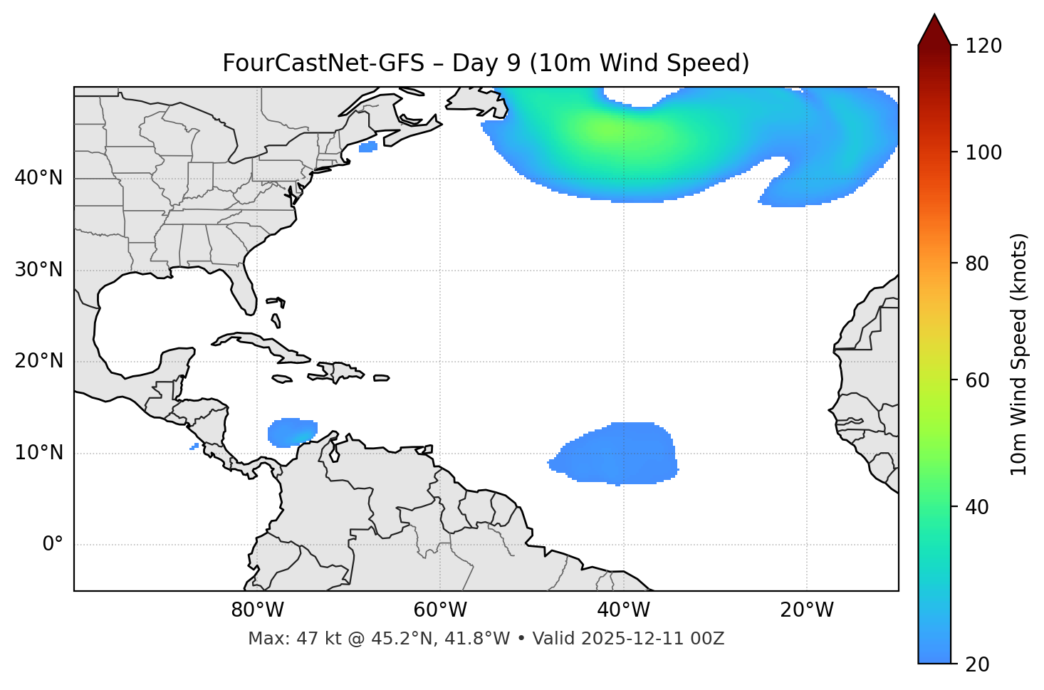 FourCastNet-GFS - Day 09