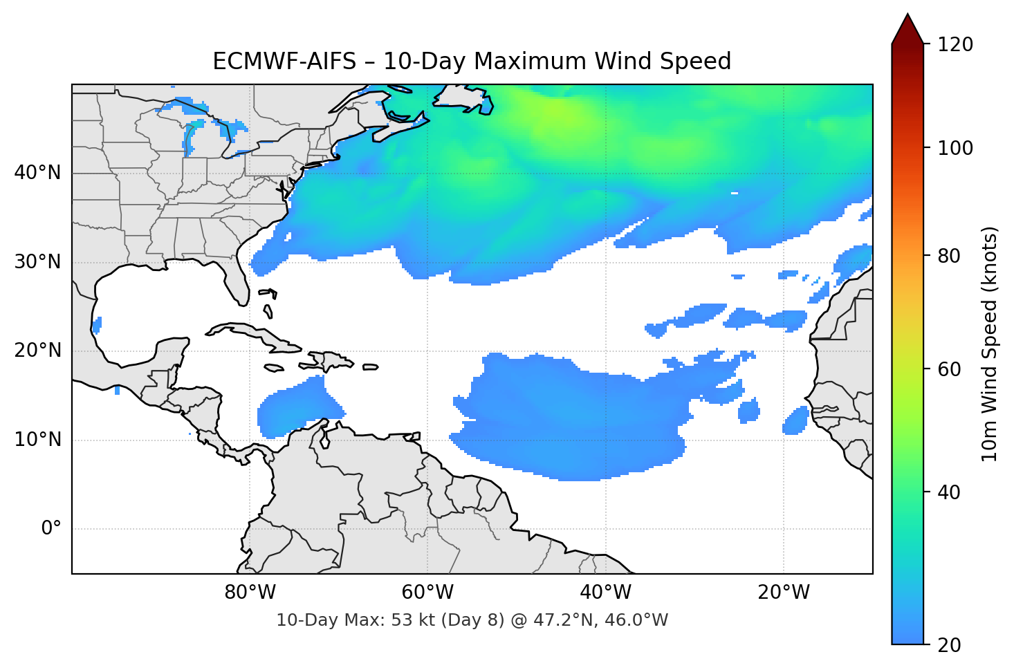 ECMWF-AIFS 10-Day Max
