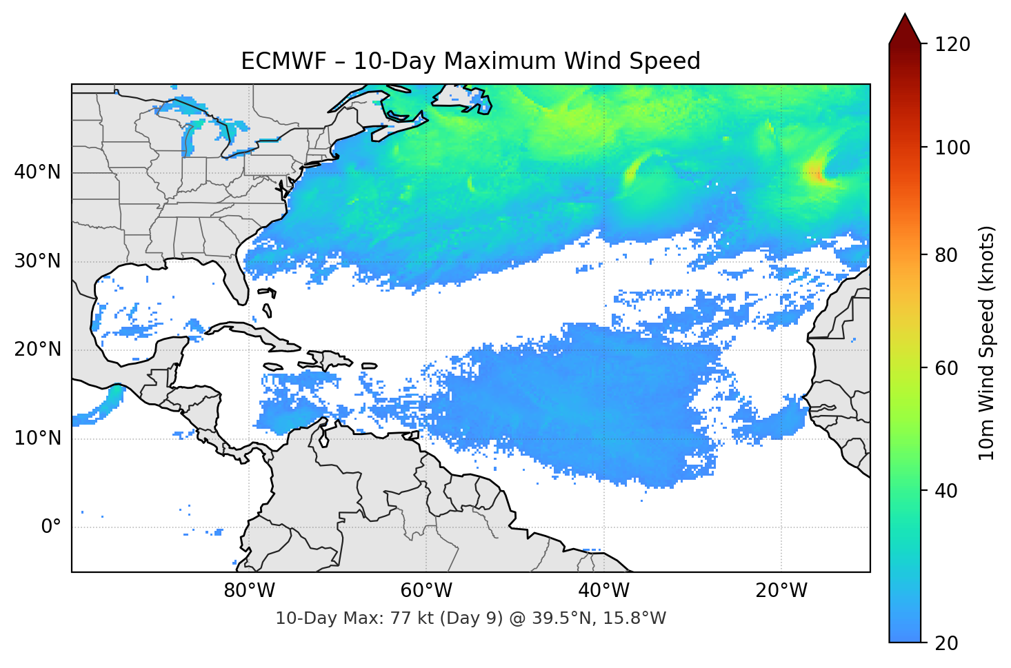 ECMWF 10-Day Max
