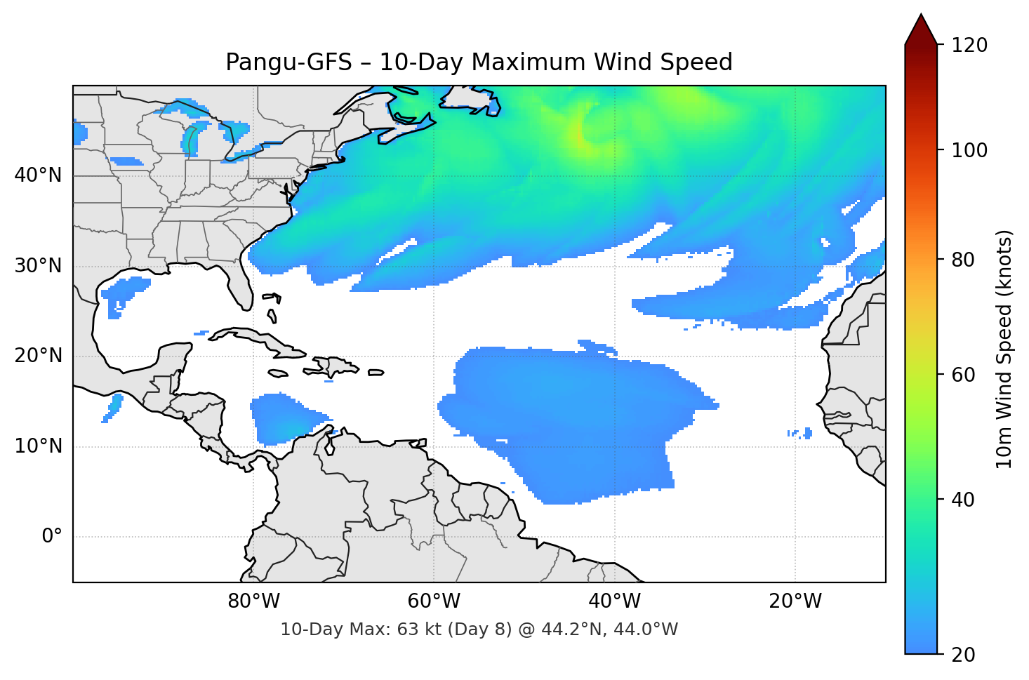 Pangu-GFS 10-Day Max