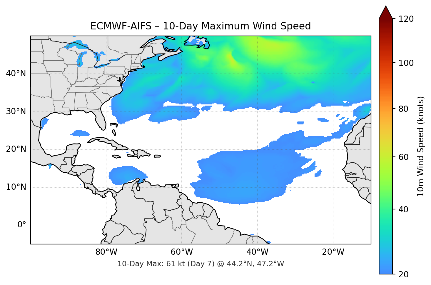 ECMWF-AIFS 10-Day Max