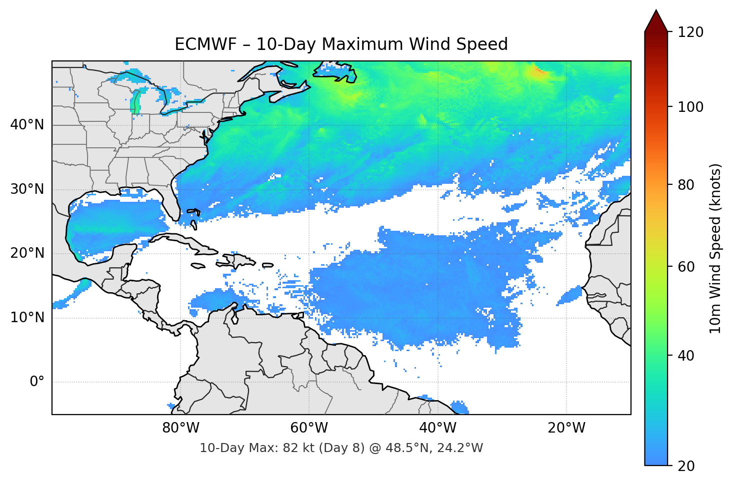 ECMWF 10-Day Max