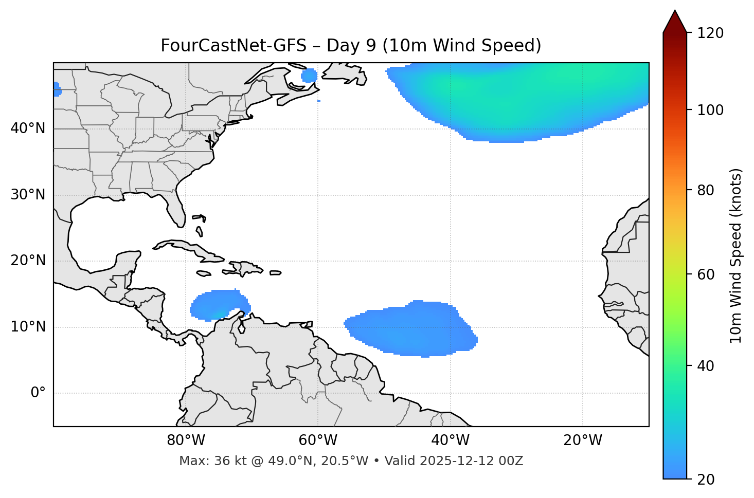 FourCastNet-GFS - Day 09