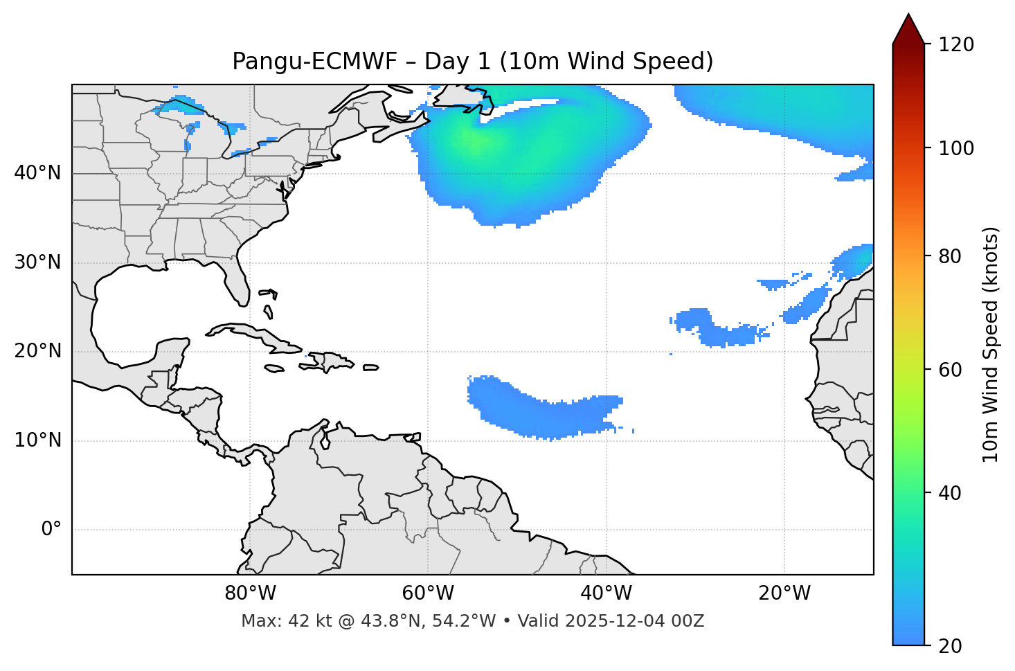 Pangu-ECMWF - Day 01