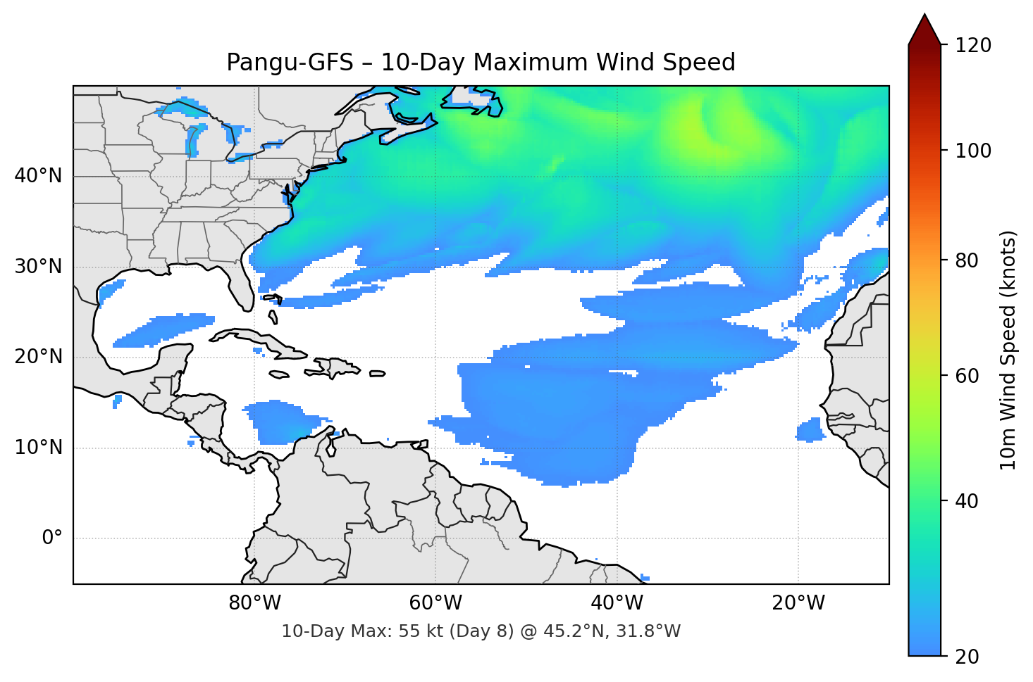 Pangu-GFS 10-Day Max