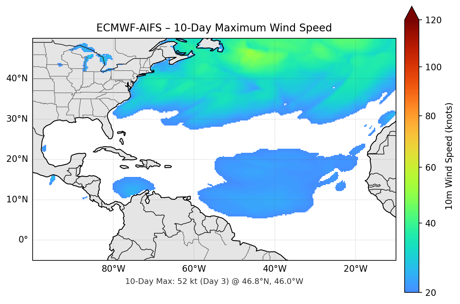 ECMWF-AIFS 10-Day Max