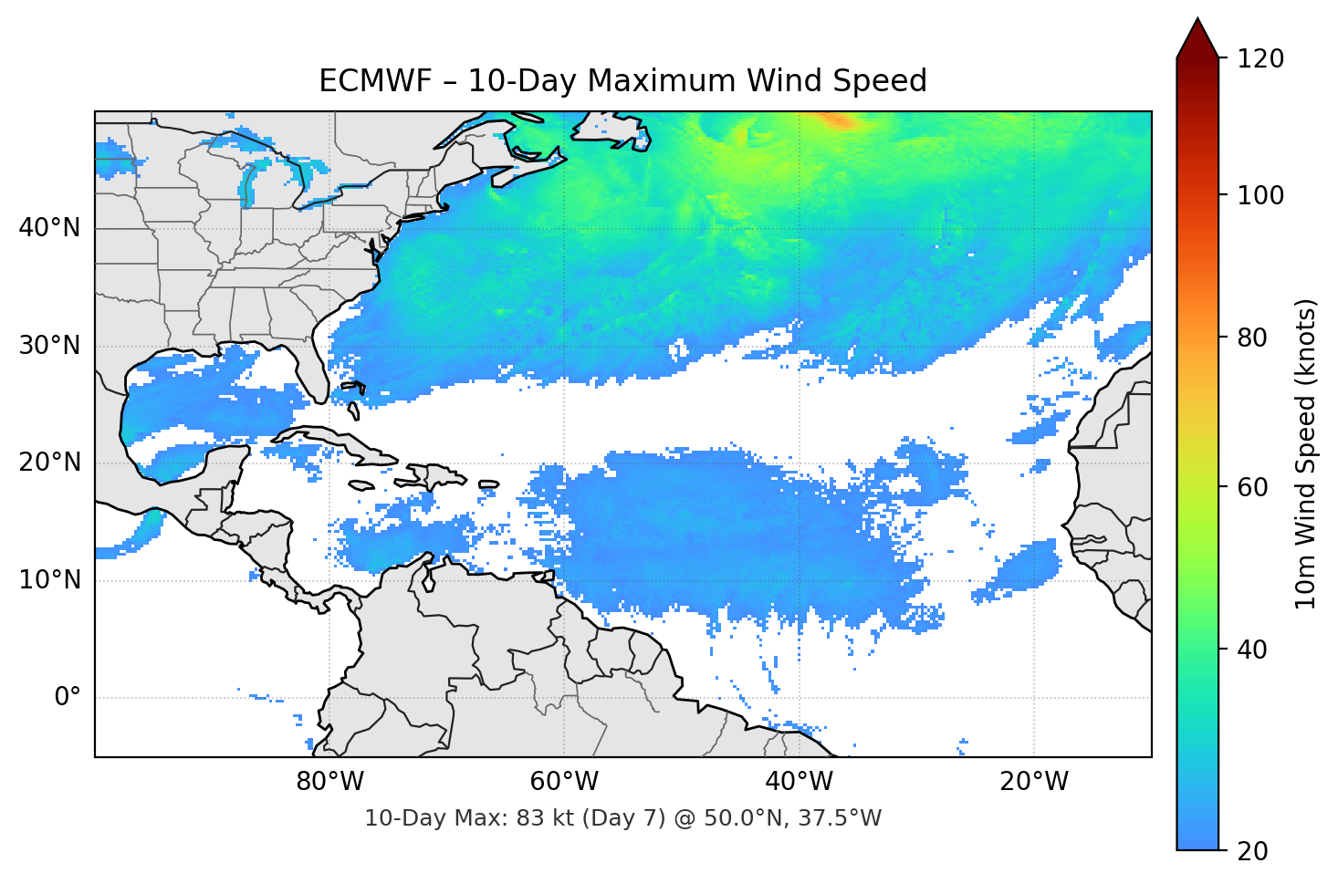 ECMWF 10-Day Max