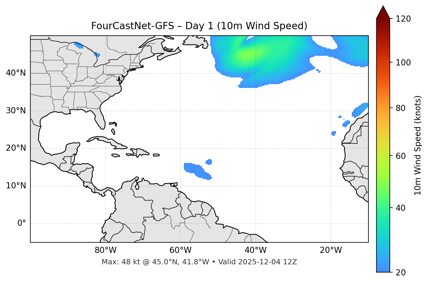 FourCastNet-GFS - Day 01