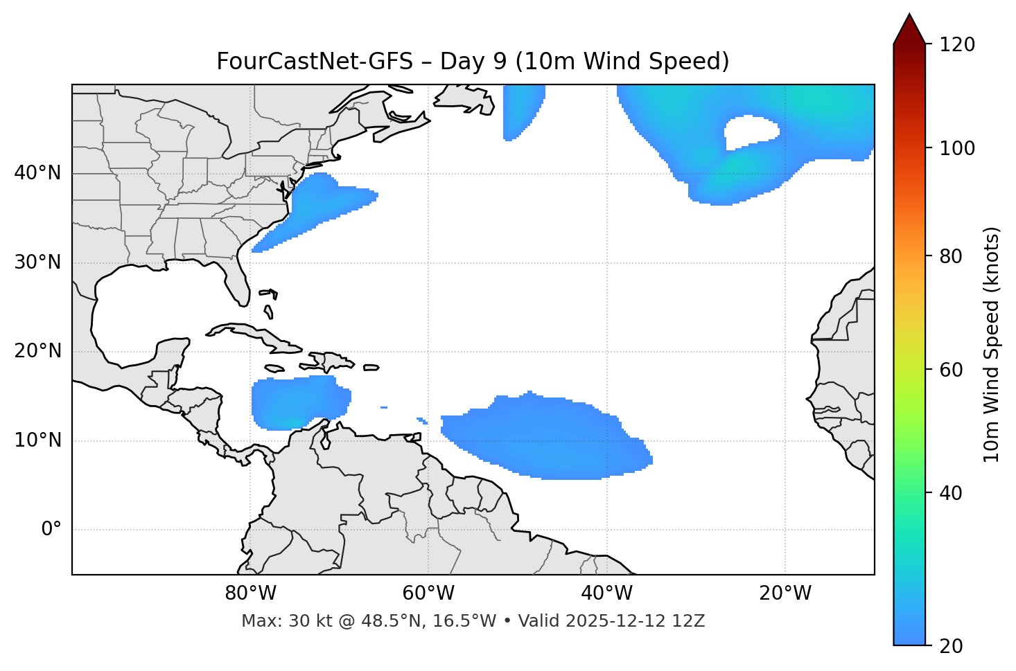 FourCastNet-GFS - Day 09