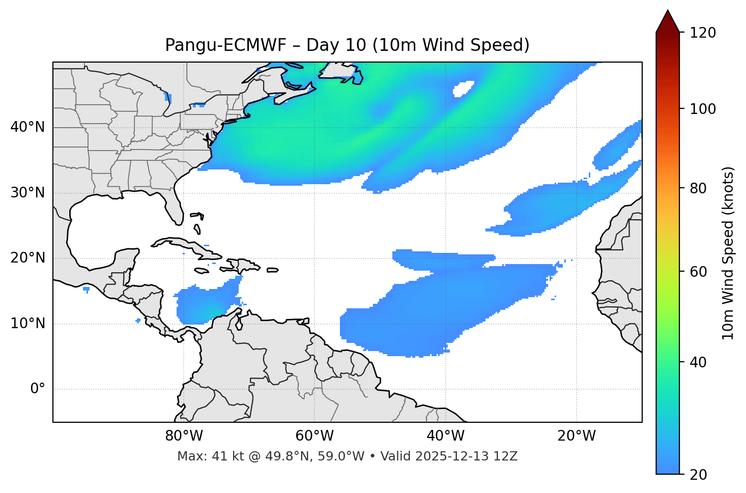 Pangu-ECMWF - Day 10