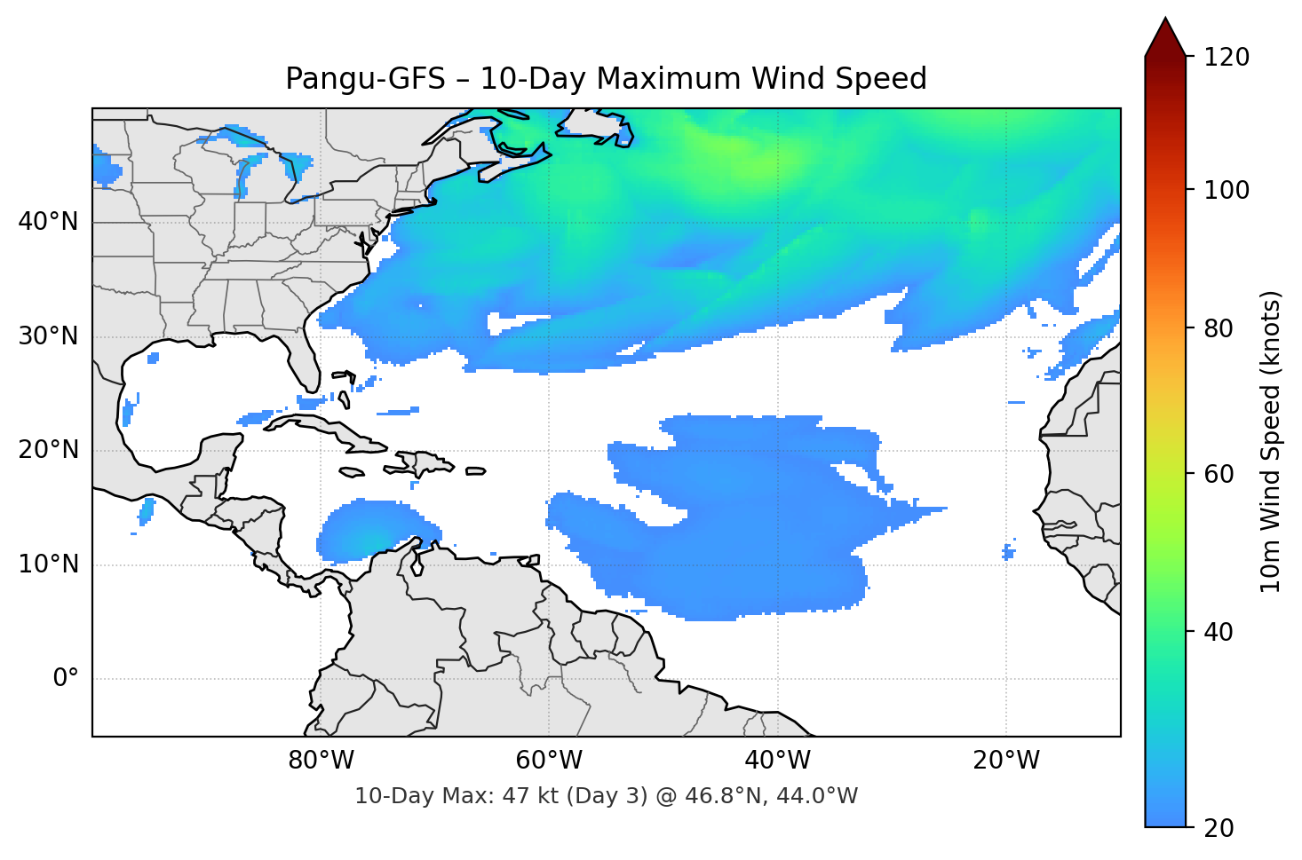 Pangu-GFS 10-Day Max