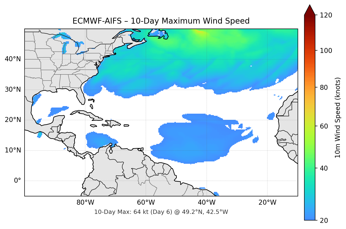 ECMWF-AIFS 10-Day Max