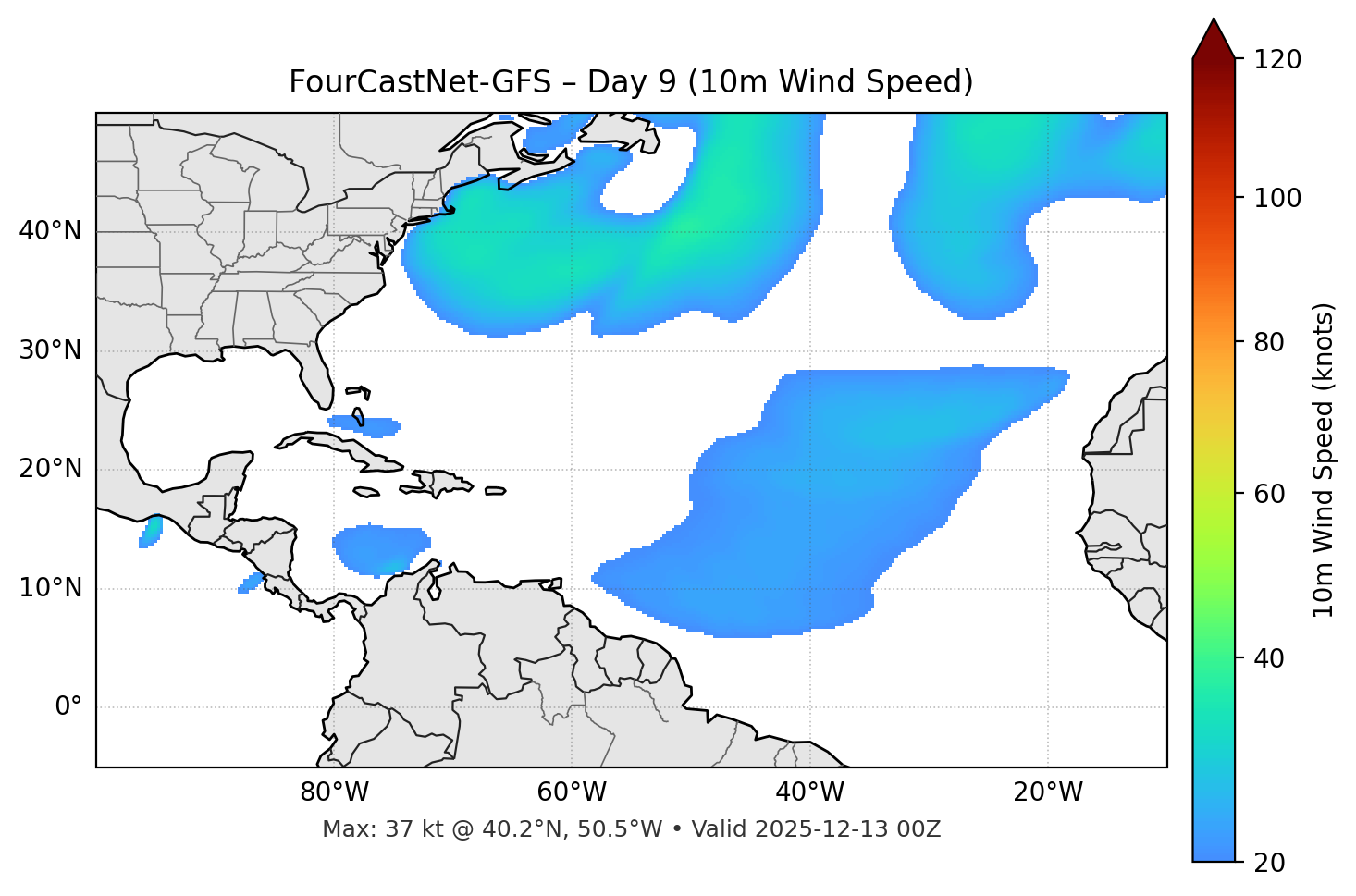 FourCastNet-GFS - Day 09